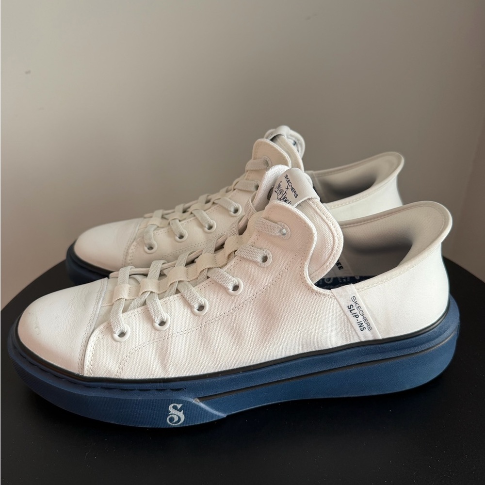 Skechers x Snoop Dogg Low Top — White / Navy